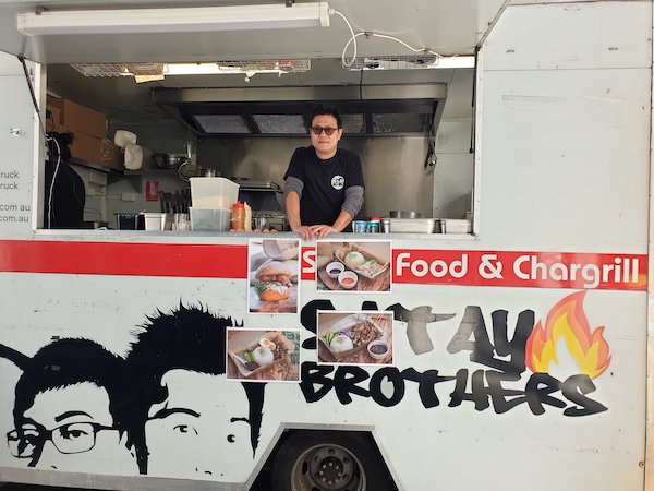 Jeff Owner of Satay Brothers food Truck Australia