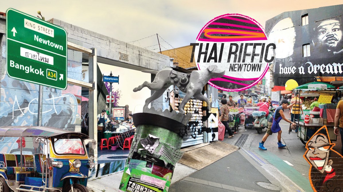 Thairiffic Newtown Logo Khaosan